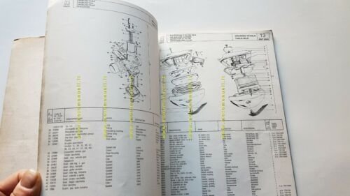 CAGIVA-HD SST 250 1976-78 catalogo ricambi originale moto spare parts …