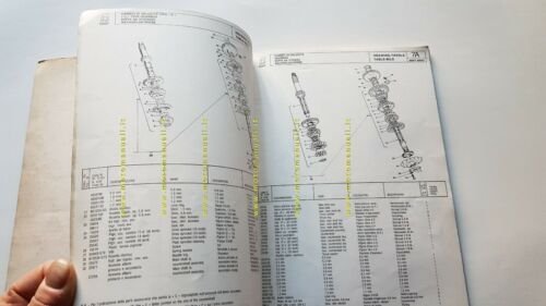 CAGIVA-HD SST 250 1976-78 catalogo ricambi originale moto spare parts …