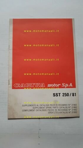 Cagiva-HD SST 250 1981 supplemento varianti catalogo ricambi SST 250 …