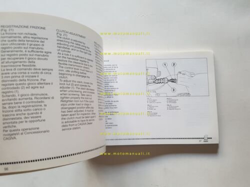 Cagiva K3 50 1990 manuale uso manutenzione libretto originale italiano