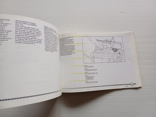 Cagiva K7 125 1990 manuale uso manutenzione Italiano - Inglese …