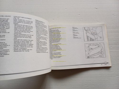 Cagiva K7 125 1990 manuale uso manutenzione Italiano - Inglese …