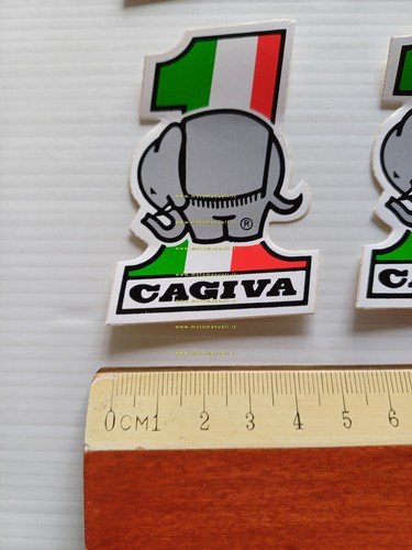 Cagiva lotto 10 adesivi pubblicitari anni 80 originali genuine factory …