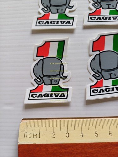 Cagiva lotto 10 adesivi pubblicitari anni 80 originali genuine factory …