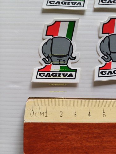 Cagiva lotto 15 adesivi pubblicitari anni 80 originali genuine factory …