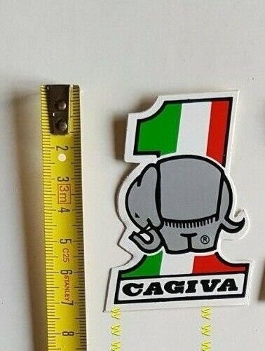 Cagiva lotto 6 adesivi pubblicitari anni 80 originali genuine factory …