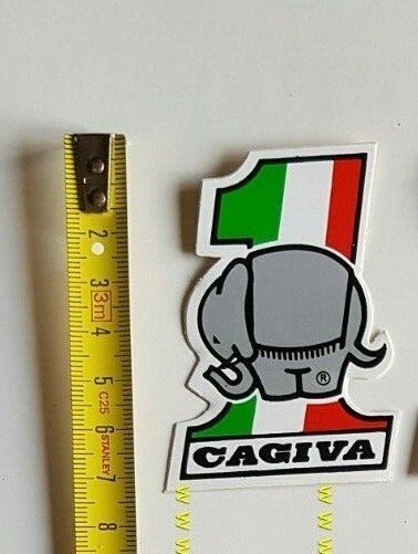 Cagiva lotto 6 adesivi pubblicitari anni 80 originali genuine factory …