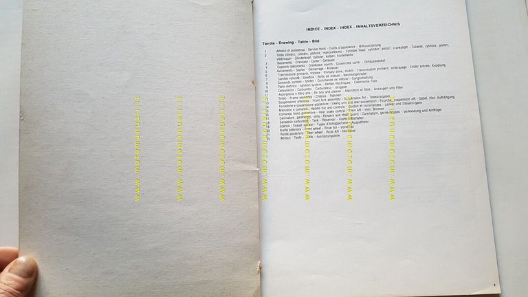 Cagiva MXR 250 Cross 1980 catalogo ricambi originale spare parts …