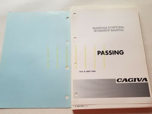 CAGIVA Passing 125 Scooter 1994 manuale officina originale WORKSHOP MANUAL