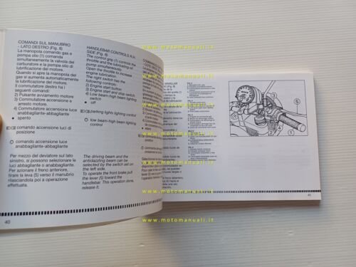 Cagiva Planet 125 1997 manuale uso manutenzione libretto istruzioni originale