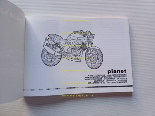 Cagiva Planet 125 1997 manuale uso manutenzione libretto istruzioni originale