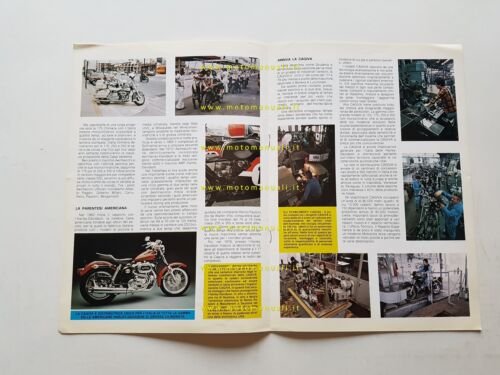 Cagiva presentazione aziendale gamma modelli 1978 depliant ITALIANO originale