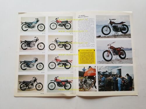 Cagiva presentazione aziendale gamma modelli 1978 depliant ITALIANO originale