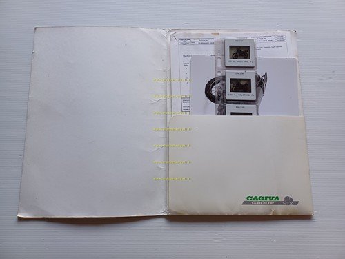 Cagiva presentazione Moto Militari 600 350 125 1992 cartella stampa …