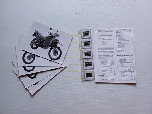 Cagiva presentazione Moto Militari 600 350 125 1992 cartella stampa …