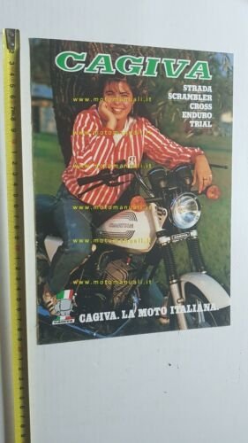 Cagiva produzione modelli 1983 depliant originale brochure moto