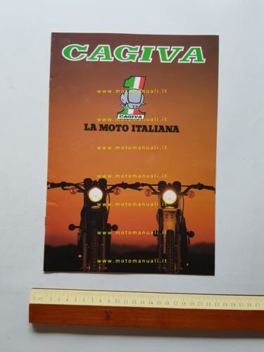Cagiva produzione modelli 1985 depliant originale italiano