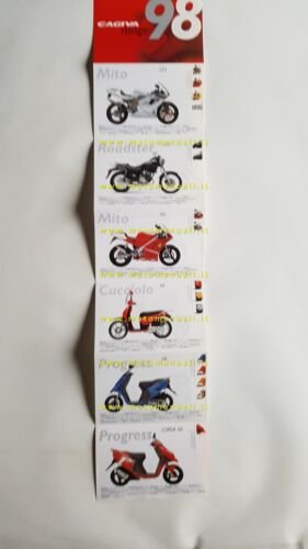 Cagiva produzione modelli 1998 depliant originale italiano