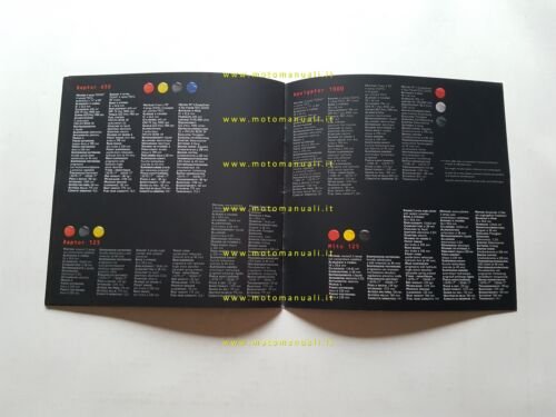Cagiva produzione modelli 2004 depliant originale italiano