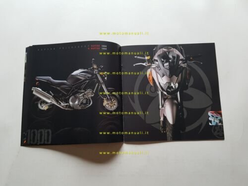 Cagiva produzione modelli 2004 depliant originale italiano