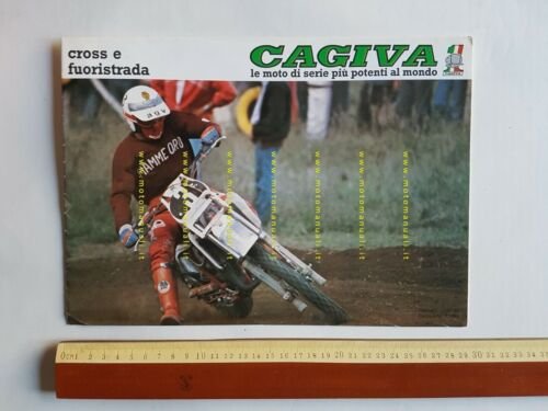Cagiva produzione modelli Cross - Enduro 1982 depliant originale brochure …