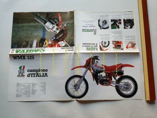Cagiva produzione modelli Cross - Enduro 1982 depliant originale brochure …