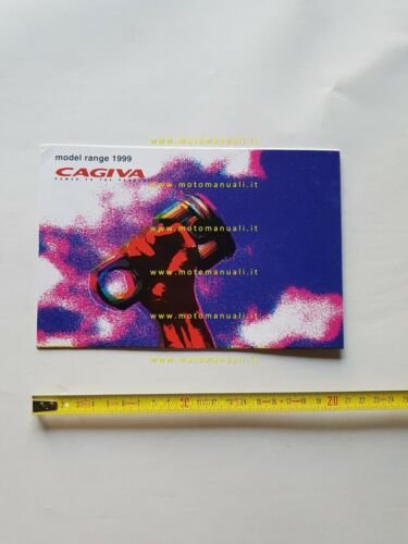 CAGIVA produzione modelli moto 1999 depliant ITALIANO originale brochure