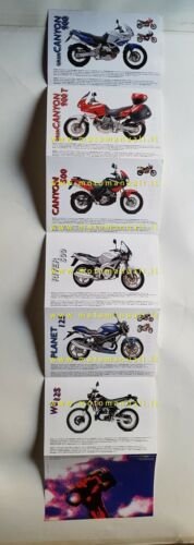CAGIVA produzione modelli moto 1999 depliant ITALIANO originale brochure