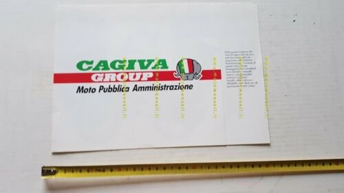 Cagiva produzione moto Pubblica Amministrazione 1987 depliant originale