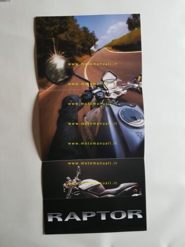 Cagiva Raptor 1000 2000 depliant originale ITALIANO
