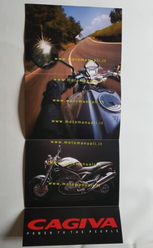 Cagiva Raptor 1000 2000 depliant originale ITALIANO