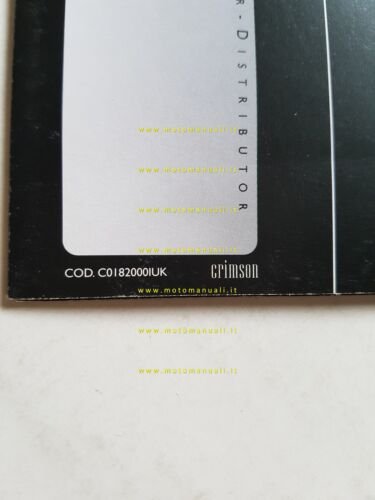 Cagiva Raptor 1000 2000 depliant originale ITALIANO