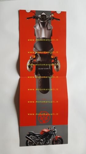 Cagiva Raptor 1000 2001 depliant originale italiano