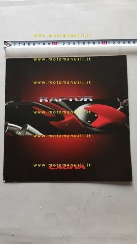 Cagiva Raptor 1000 depliant moto originale motorcycle brochure