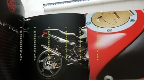 Cagiva Raptor 1000 depliant moto originale motorcycle brochure