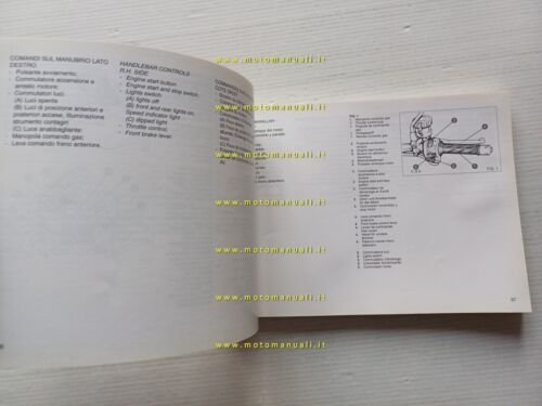 Cagiva Raptor 1000 manuale uso manutenzione libretto originale italiano