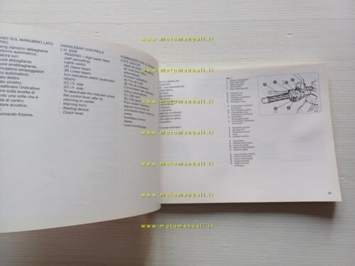 Cagiva Raptor 1000 manuale uso manutenzione libretto originale italiano