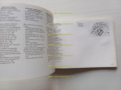 Cagiva Raptor 1000 manuale uso manutenzione libretto originale italiano