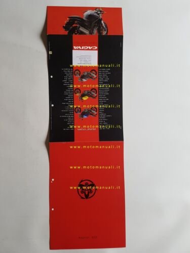 Cagiva Raptor 650 2001 depliant originale ITALIANO