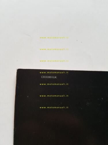 Cagiva Raptor 650 2001 depliant originale ITALIANO