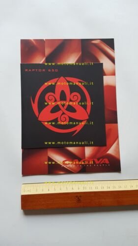 Cagiva Raptor 650 depliant originale italiano
