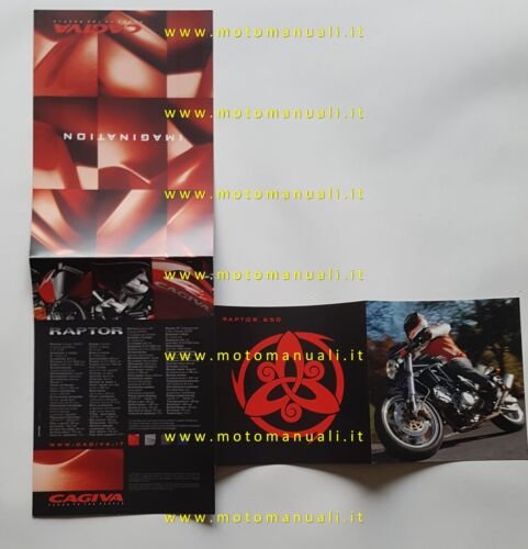Cagiva Raptor 650 depliant originale italiano