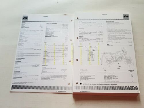 CAGIVA River 500 1999 manuale officina originale WORKSHOP MANUAL