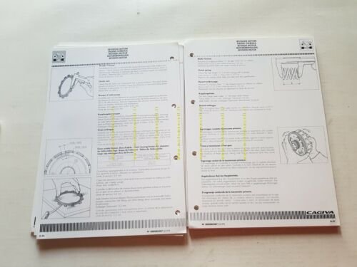 CAGIVA River 500 1999 manuale officina originale WORKSHOP MANUAL