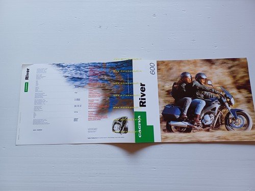 Cagiva River 600 1995 depliant originale ITALIANO