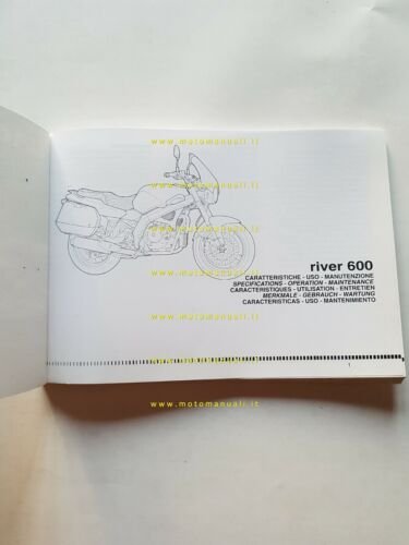 CAGIVA River 600 1995 manuale uso manutenzione libretto moto ITALIANO …