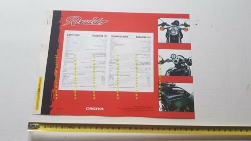 Cagiva Roadster 125 1994 depliant originale brochure moto