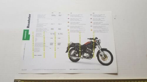 Cagiva Roadster 125-200 1995 depliant originale brochure moto