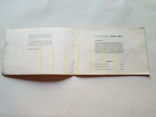 CAGIVA RX 125 1981 manuale uso manutenzione libretto originale owner's …