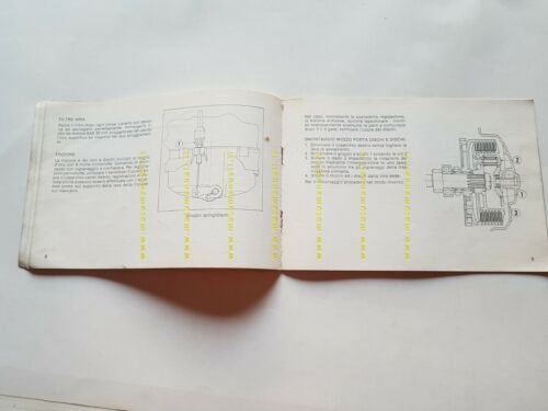 CAGIVA RX 125 1981 manuale uso manutenzione libretto originale owner's …